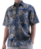 Geometric Evening ‎ ‎ ‎ ‎ ‎ ‎ ‎ ‎ ‎ ‎ ‎ (1310) Hawaiian Shirt for men - Johari West