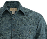 Geometric Forest‎ ‎ ‎ ‎ ‎ ‎ ‎ ‎ ‎ ‎ ‎ ‎ (3005-Aqua) Hawaiian Shirt for men  - Johari West