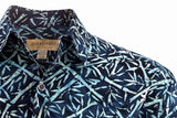 Midnight Bamboo (1289) - Johari West Men's Hawaiian Button down shirt