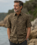 Geometric Shadow (1238) Hawaiian Shirt for Men - Johari West
