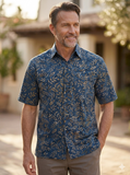 Floating Leaves (1272) Hawaiian Shirt for Men - Johari West