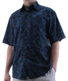 Indo Sapphire (1298) Hawaiian Shirt for Men - Johari West