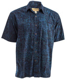 Bahama Sapphire (1315) Available Sizes (S, M) Hawaiian Shirt for Men - Johari West