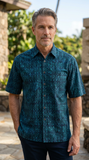 Sapphire Diamond (1319) Hawaiian Shirt for Men - Johari West