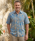 Floral Sky (1320) Hawaiian Shirt for Men - Johari West