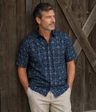 Andorra Skies (1347-Blue) Hawaiian Shirt for Men - Johari West