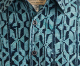 Mystic Maze (1370-Teal) Hawaiian Shirt for Men - Johari West