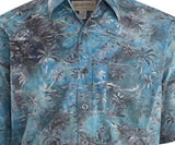Fiji Fiesta (1391-Sky) Hawaiian Shirt for Men - Johari West
