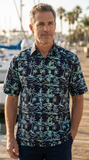 Fiji Fiesta (1392-Dusk) Hawaiian Shirt for Men - Johari West