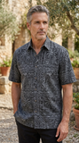 Ocean Breeze (1393-Slate) Hawaiian Shirt for Men - Johari West