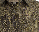 Coral Cascade (1407-Leaf) Hawaiian Shirt for Men - Johari West