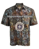 Geometric Forest (1421-Brown) Hawaiian Shirt for men - Johari West