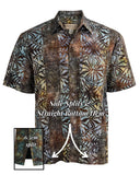 Geometric Forest (1421-Brown) Hawaiian Shirt for men - Johari West