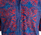 Geometric Forest ‎ ‎ ‎ ‎ ‎ ‎ ‎ ‎ ‎ ‎ ‎ (1424-Ruby) Hawaiian Shirt for men - Johari West