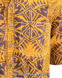 Geometric Forest (1425-Yellow) Hawaiian Shirt for men - Johari West
