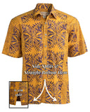 Geometric Forest (1425-Yellow) Hawaiian Shirt for men - Johari West