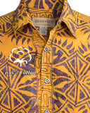 Geometric Forest (1425-Yellow) Hawaiian Shirt for men - Johari West