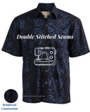 Geometric Forest (1436-Navy) Hawaiian Shirt for men - Johari West