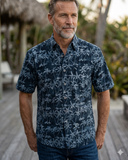 Cool Nights (1457-Slate) Hawaiian Shirt for Men - Johari West