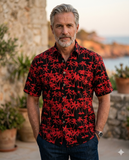 Cool Nights (1458-Sunset) Hawaiian Shirt for Men - Johari West
