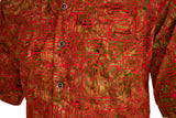 Ripple Rosso (1468-Red) Hawaiian Shirt for Men - Johari West