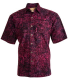 Ripple Rosso (1469-Purple) Hawaiian Shirt for Men - Johari West