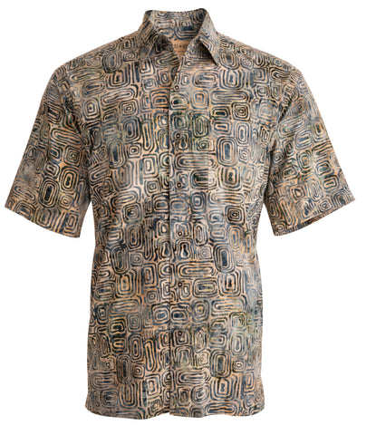 Hawaiian Shirt, Button Down Men's Shirt, Short Sleeved