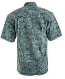 Fire Diamonds (1480-Aqua) Hawaiian Shirt for Men - Johari West