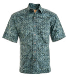 Fire Diamonds (1480-Aqua) Hawaiian Shirt for Men - Johari West
