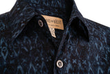 Fire Diamonds (1481-Navy) Hawaiian Shirt for Men - Johari West