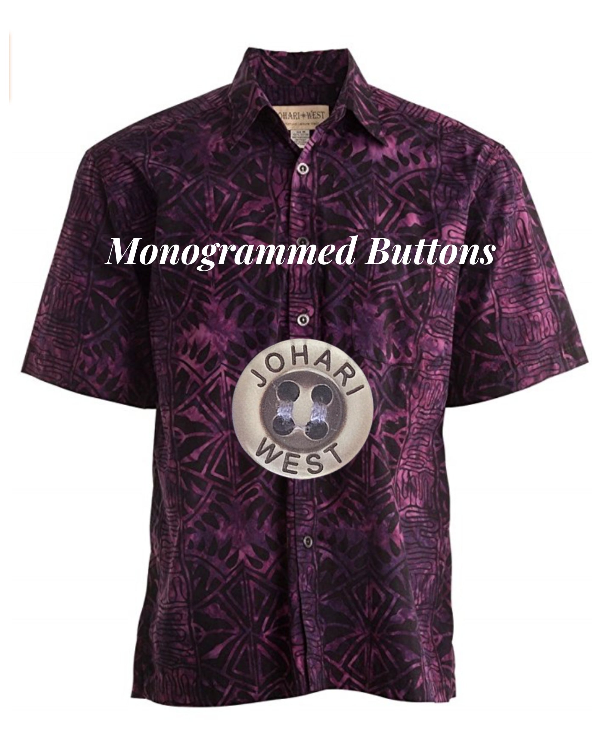 Hawaiian Men's Shirt - Johari West | Authentic Batik Designs