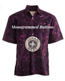 Geometric Forest (1384-Purple) Hawaiian Shirt for men - Johari West