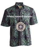 Geometric Forest (1334-Green) Hawaiian Shirt for men - Johari West