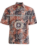 Samoan Surf (1395-Flame) Hawaiian Shirt for Men - Johari West