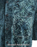 Geometric Forest (1352 - Aqua) Hawaiian Shirt for men - Johari West