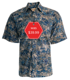 Cool Nights (1456-Pecan) Hawaiian Shirt for Men - Johari West
