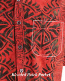Geometric Forest (1351-Red) Hawaiian Shirt for men - Johari West