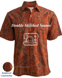 Indo Bay (1373-Amber) Hawaiian Shirt for Men - Johari West