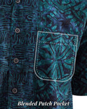 Geometric Sapphire (1312) Hawaiian Shirt for men - Johari West