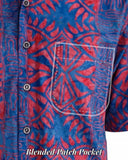 Geometric Forest (1424-Ruby) Hawaiian Shirt for men - Johari West