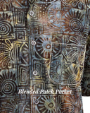Indo Bay (1430-Oak) Hawaiian Shirt for Men - Johari West