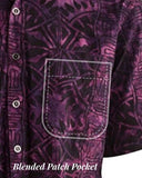 Geometric Forest (1384-Purple) Hawaiian Shirt for men - Johari West