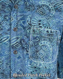 Samoan Surf (1396-Ocean) Hawaiian Shirt for Men - Johari West