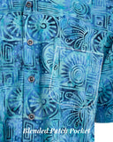 Indo Bay (1412-Lake) Hawaiian Shirt for Men - Johari West