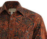 Hawaiian Shirt, Button Down Men's Shirt, Long Sleeved