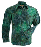 Indo Bay (3008-Green) Hawaiian Shirt for Men - Johari West