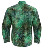 Green River (3020-Green) Hawaiian Shirt for Men - Johari West