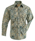 Jungle Sands (3022-Stone) Hawaiian Shirt for Men - Johari West