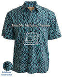 Mystic Maze (1370-Teal) Hawaiian Shirt for Men - Johari West