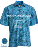 Indo Bay (1412-Lake) Hawaiian Shirt for Men - Johari West